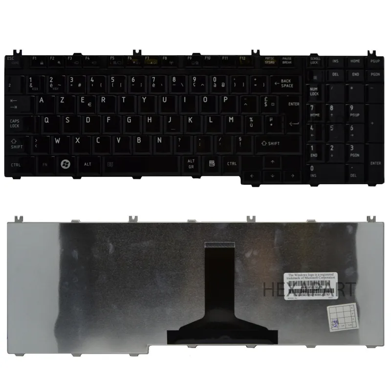 Keyboard Toshiba P200/P205/X205/P300/L350/L500/A500 Qosmio G50/F50/X300/L350 - Đen