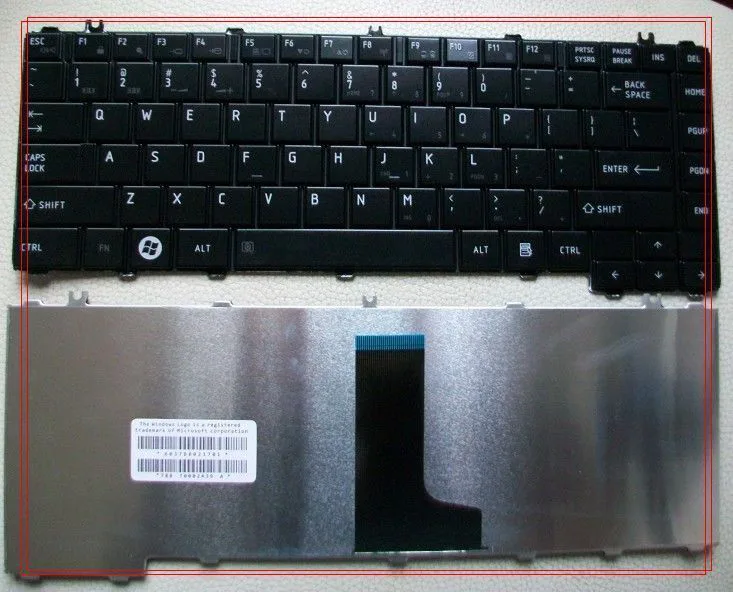 Keyboard Toshiba Satellite L645/C600/C640/L600/L630/L635/L640 Đen