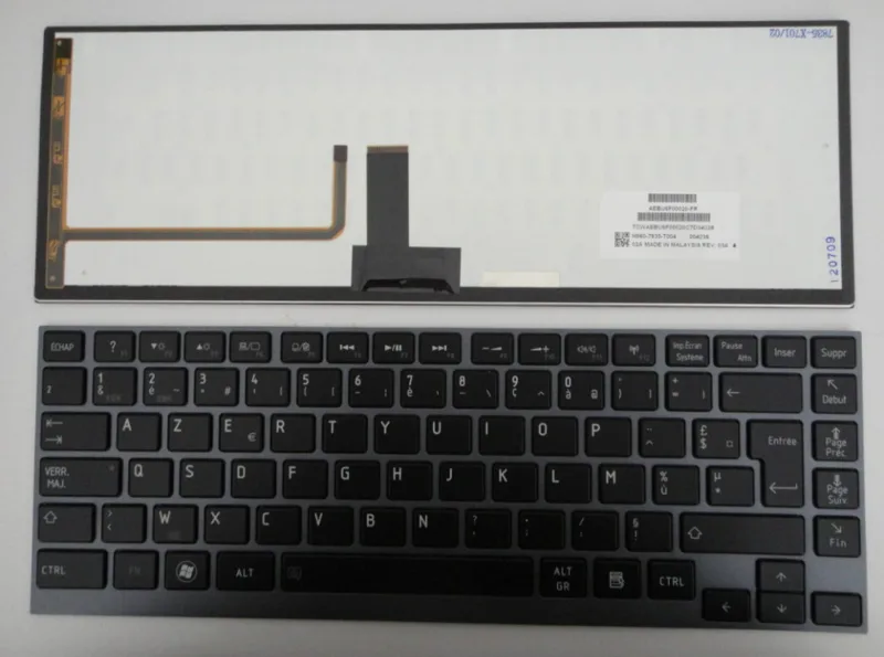 Keyboard Toshiba U900 U920 U800 Z830 U840 đen có bẹ