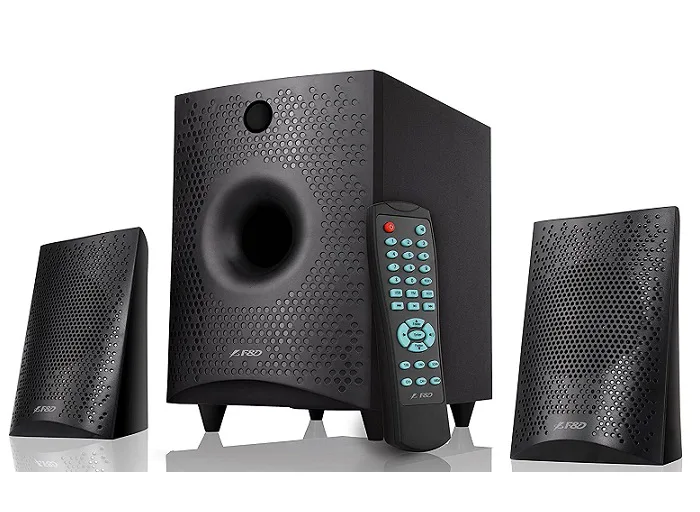 Loa Fenda F210X 15W Bluetooth 5.0; Satellite 2.5-inch 2*3W; Subwoofer 4-inch 9W 30-130Hz; Remote; FM+ USB; AV;