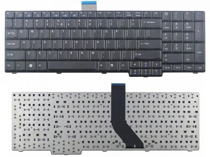 Keyboard Acer Aspire 7230 7330 7535 7730 EXTENSA 7230 7620 7630 Travemate 7330 đen anh
