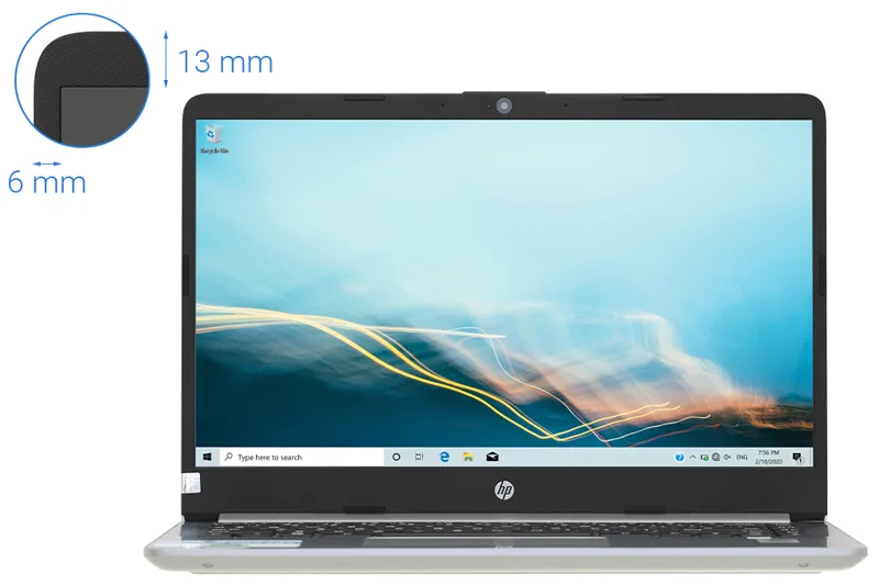 Laptop HP 340s G7 (224L1PA) Core i3 1005G1 4GB 512GB SSD 14.0" HD Win10 Màu bạc