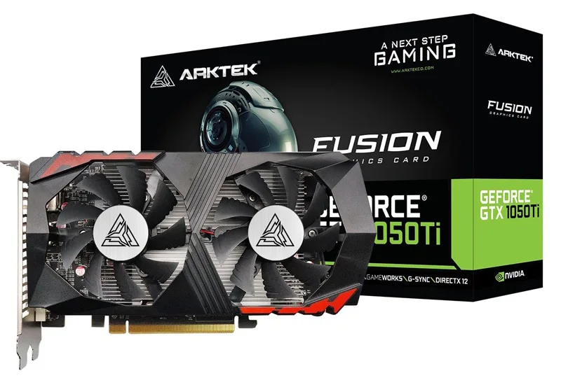 Card VGA ARKTEK NVIDIA Geforce GTX 1050Ti 4GB GDDR5