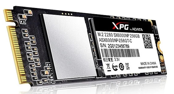 SSD M2 PCIe Adata 256GB ASX6000LNP nvme