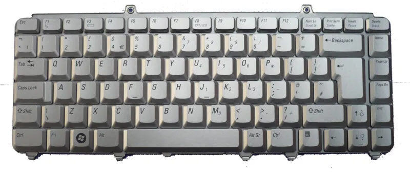 Keyboard Dell Inspiron 1330 1420 1520 1525 1526 1545. Vostro 1130 1400 1500 1700. XPS 1330 Bạc