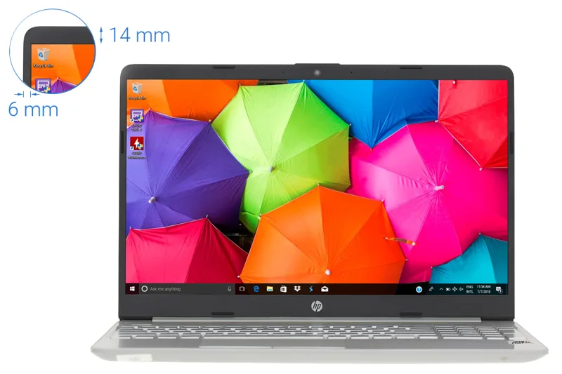 Laptop Hp 15s - du1108TU ( Intel Core i3.10110U/4GB DDR4/SSD 256GB/15.6inchFHD/Win10/Màu Bạc _ 2Z6L7PA )