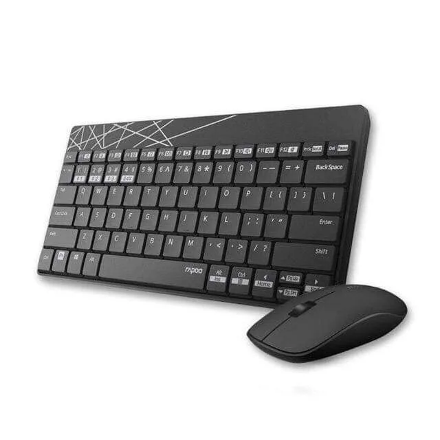 Keyboard + Mouse  Wireless Rapo MK8000M
