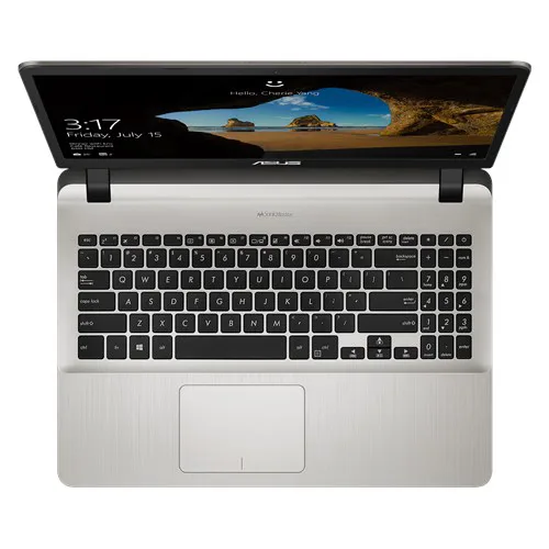 Laptop AsusX507UA-EJ313T-Gold Core i3 7020U, 2.3Ghz, DDR4 -4GB , 1TG5,Intel HD620,  15,6"FHD, WIn10
