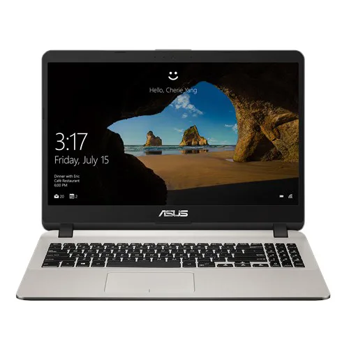 Laptop AsusX507UA-EJ313T-Gold Core i3 7020U, 2.3Ghz, DDR4 -4GB , 1TG5,Intel HD620,  15,6"FHD, WIn10