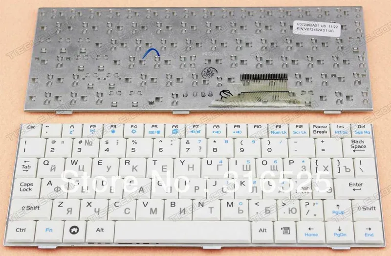 Keyboard Asus EE PC 4G Trắng