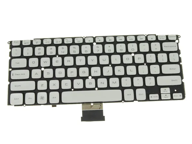 Keyboard Dell Studio 14z 15z 1470 1570 trắng, bạc