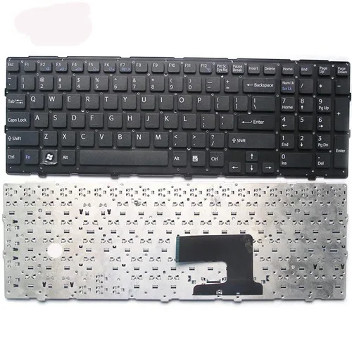 Keyboard Sony EE cáp cong - có bẹ - màu đen