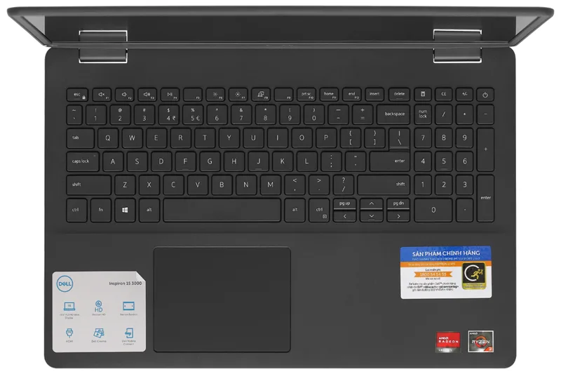 Laptop Dell  Inspiron 3505 Y1N1T1 BLACK R3-3250U, 8GD4, 256SSD, 15.6FHD, BT, 3C42WHr, ĐEN, W10SL, PreSup