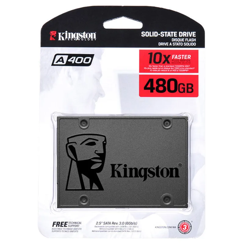 SSD 480GB Kingston A400"