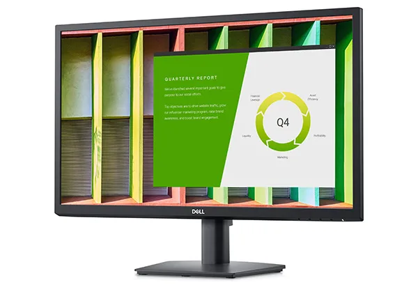 Monitor Dell 23.8-inch E2422H - IPS FHD; 250cd/m2; 8ms; DP+VGA, cáp VGA + DisplayPort