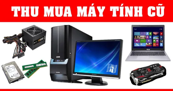 Thu mua máy tính, máy in cũ hỏng giá cao tại Hải Phòng