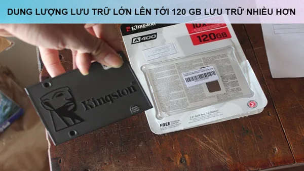 Thay Ổ cứng SSD Kingston 120Gb – SA400 nhanh chóng, lấy ngay tại Bệnh viện máy tính Sơn Đạt