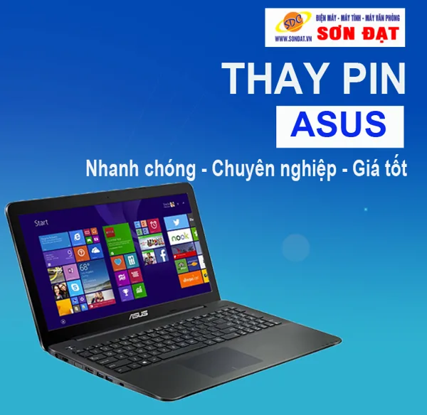 Thay pin laptop Asus X554L Chính Hãng - Giá Rẻ