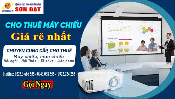 Dịch vụ cho thuê màn chiếu, máy chiếu chính hãng, giá rẻ uy tín tại Hải Phòng
