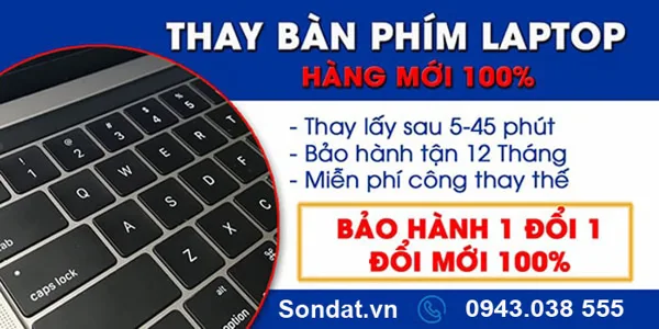 Thay bàn phím Laptop Dell Vostro 5568 chính hãng giá tốt tại Hải Phòng