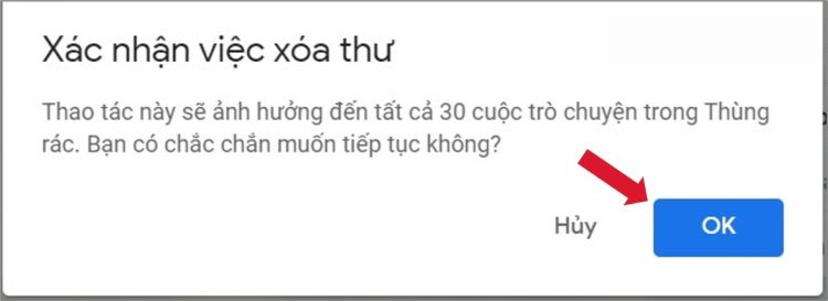 Dọn thùng rác Gmail nhanh chóng, đơn giản- Sơn Đạt.,JSC