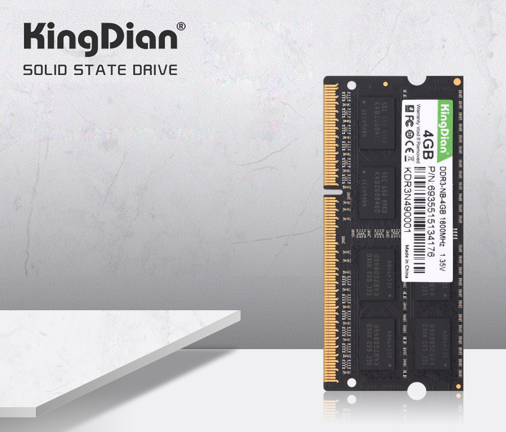 DDRam Notebook 4GB/1600 kingDain chính hãng, giá tốt chỉ có tại Sơn Đạt.,JSC