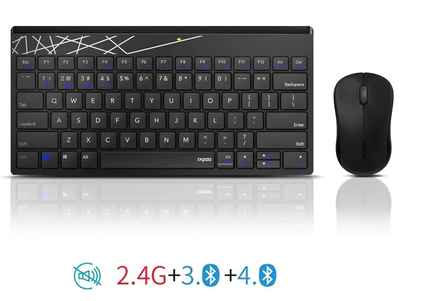 Keyboard+Mouse Rapoo MK8000M mượt mà, bền bỉ chỉ có tại Sơn Đạt.,JSC