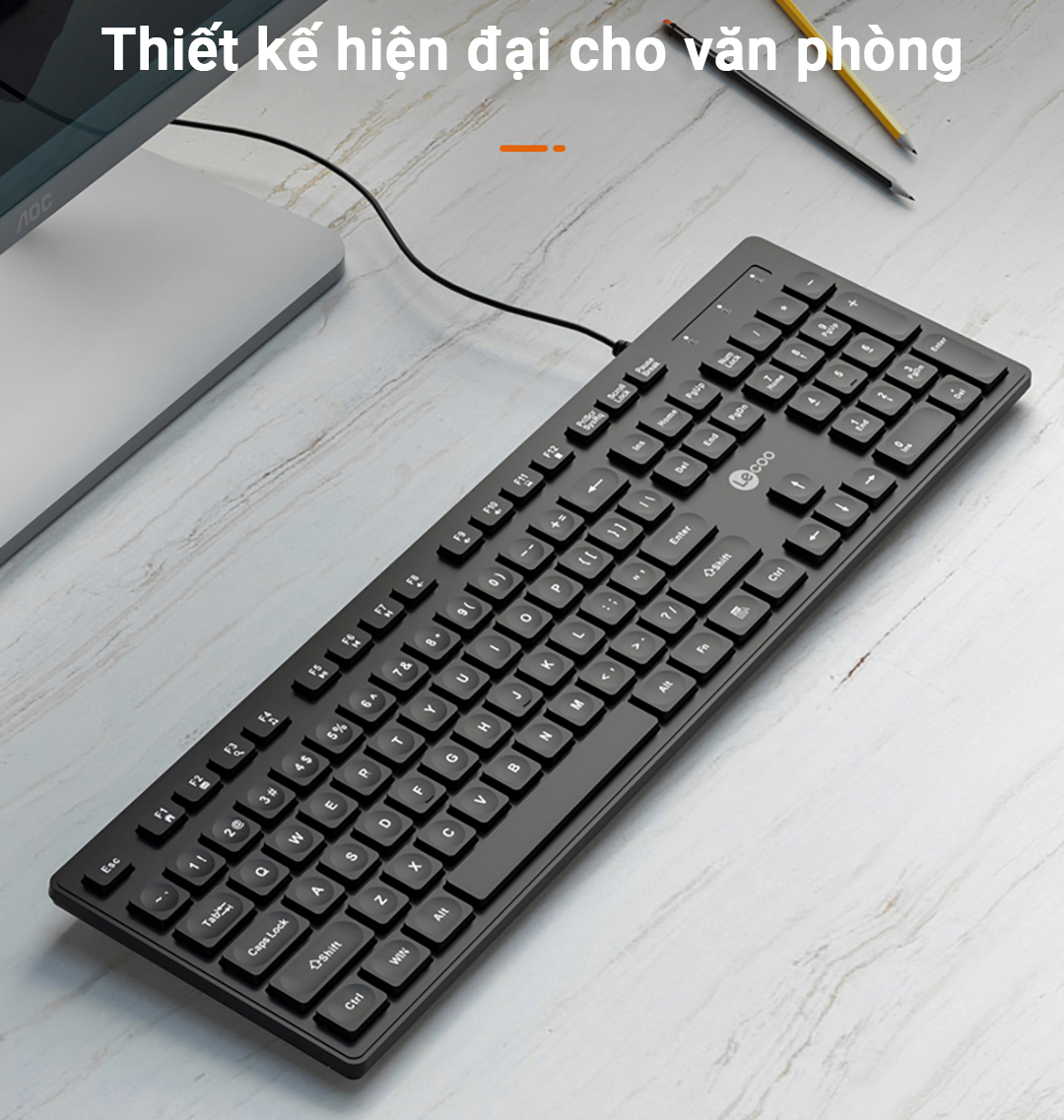 Keyboard PC Lecoo KB102 uy tín, giá tốt tại Sơn Đạt.,JSC