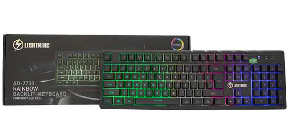 Keyboard Giả cơ Lightning AD7700 Gaming chính hãng, giá tốt Hải Phòng