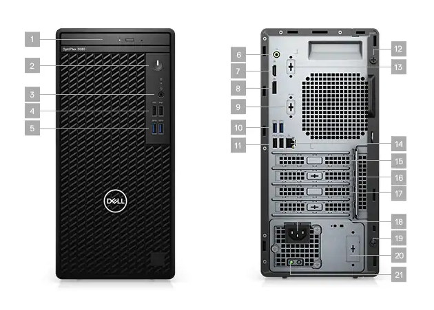 Máy tính để bàn Dell Optiplex 3080 MT giá rẻ, chất lượng chỉ có tại Sơn Đạt.,JSC