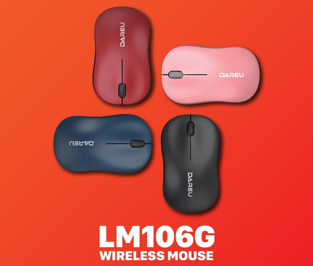 Mouse Wireless Dareu LM106 là mẫu chuột giá rẻ được tích hợp đèn LED RGB rực rỡ