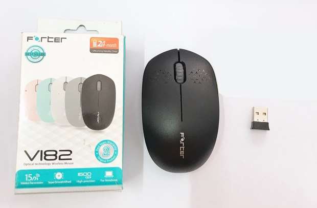 Mouse Wireless Forter V182 uy tín, chất lượng tại Hải Phòng