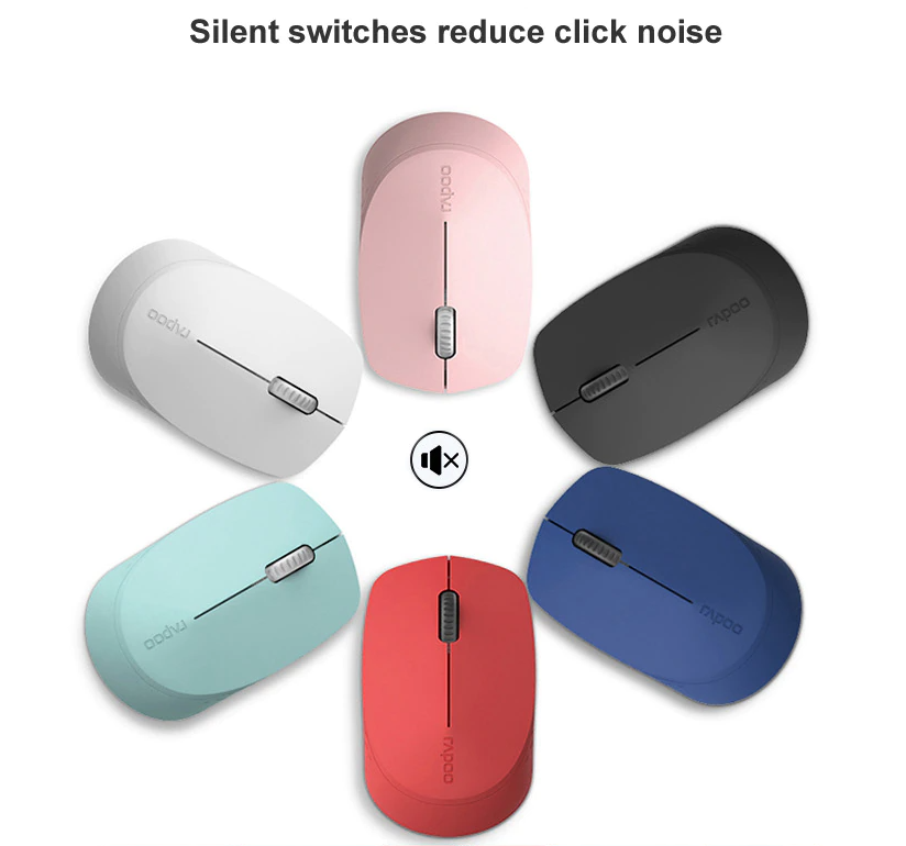 Mouse Wireless Rapoo M100 chính hãng, giá tốt Hải Phòng