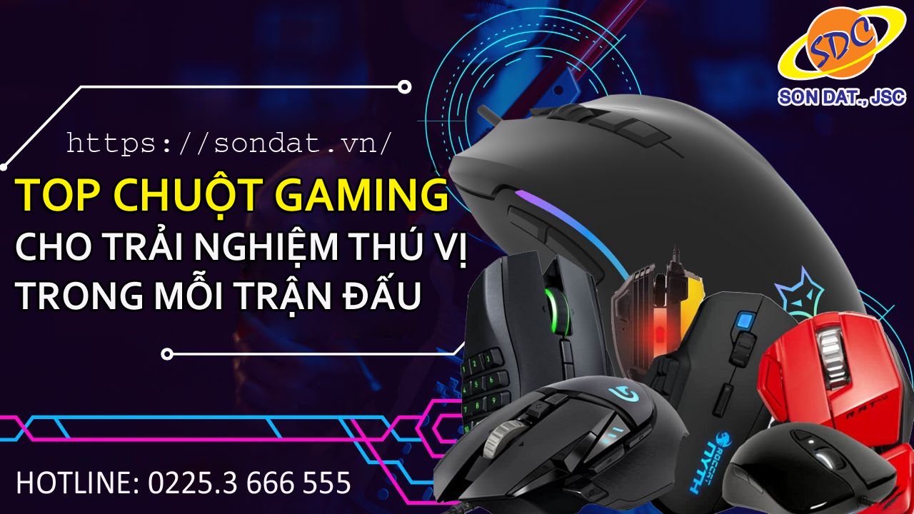 Top những con chuột cho bạn trải nghiệm thú vị nhất trong mỗi trận game