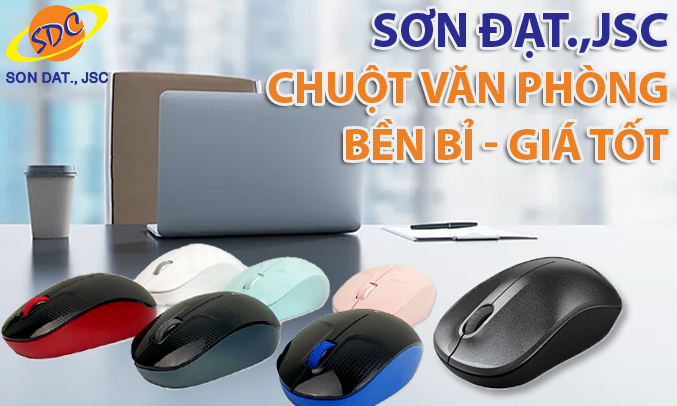 Những con chuột văn phòng bền bỉ, mượt mà, giá tốt tại Sơn Đạt.,JSC