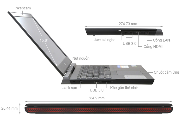 Notebook SE Dell 7567 uy tín, chất lượng tại Sơn Đạt.,JSC