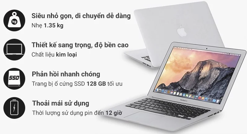 Macbook Air 2017 chính hãng, giá tốt chỉ có tại Sơn Đạt.,JSC