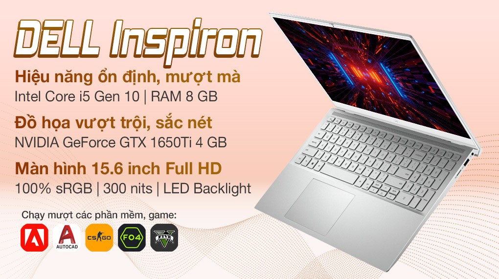 Dell Inspiron 7501 i5-10300H uy tín, chính hãng tại Sơn Đạt.,JSC