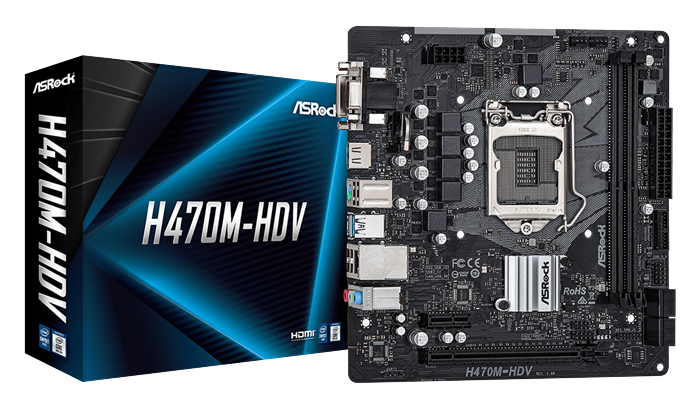 Mainboard ASRock H470M-HDV chính hãng, giá rẻ tại Sơn Đạt.,JSC