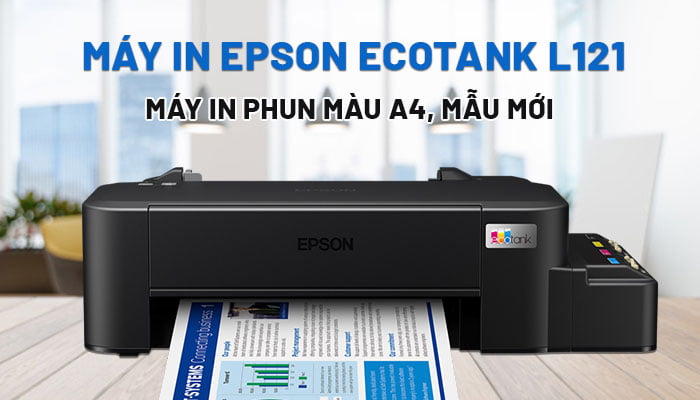 Máy in màu Epson L121 chính hãng, giá tốt Hải Phòng