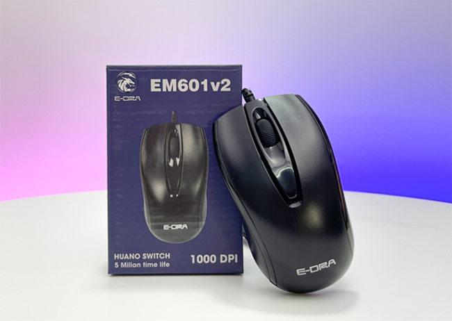 Mouse có dây EDRA EM601v2 sở hữu thiết kế cầm tay vừa vặn thoải mái