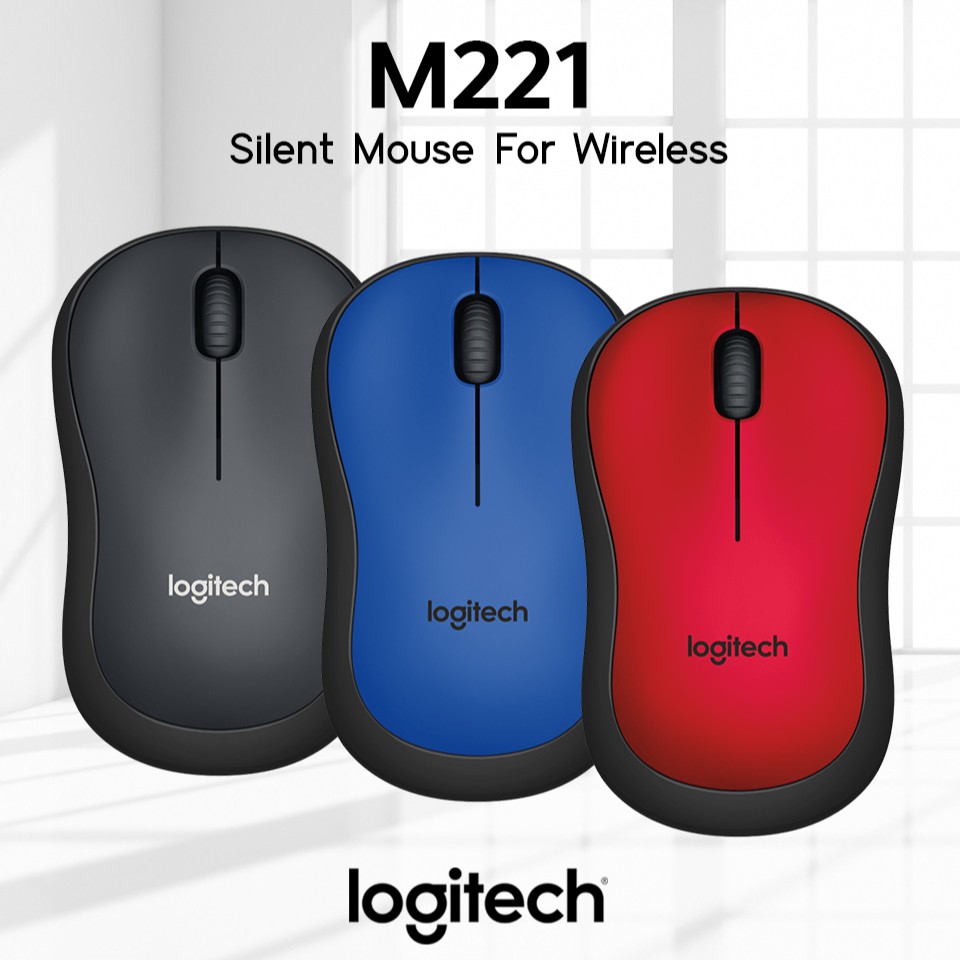 Chuột không dây Logitech M221 giá rẻ, chất lượng tại Hải Phòng