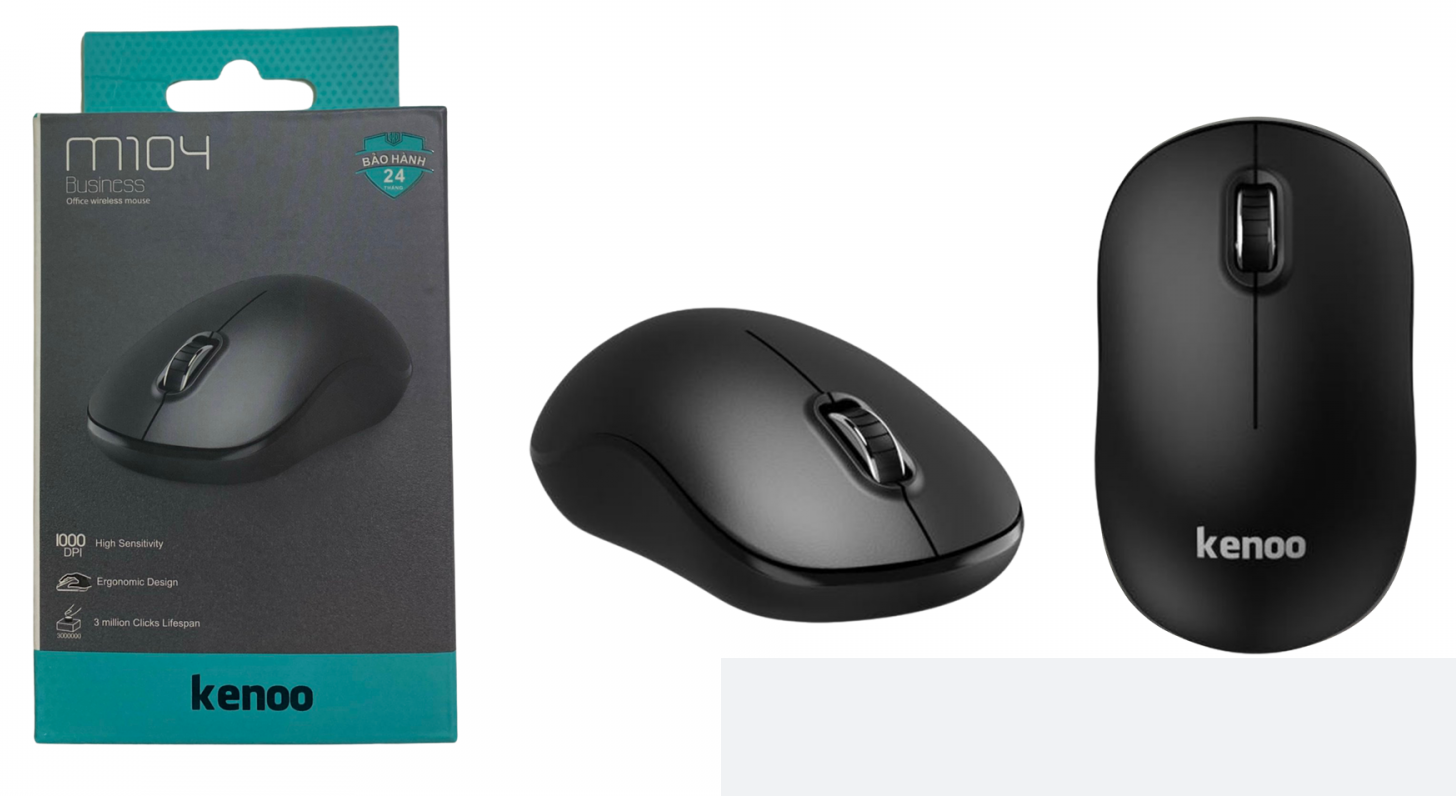 Mouse Wireless kenoo M104 chính hãng, giá rẻ tại Hải Phòng