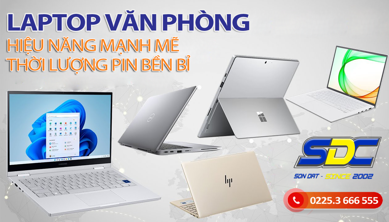 Những mẫu laptop văn phòng mượt mà, giá tốt tại Sơn Đạt.,JSC