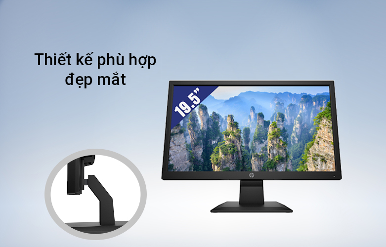 Monitor LCD HP 19,5 inch V20 chính hãng, giá tốt Hải Phòng