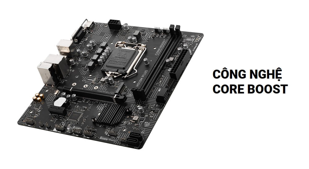 Mainboard H510M-Plus có rất nhiều thiết kế tiện lợi và thông minh dành cho người dùng 