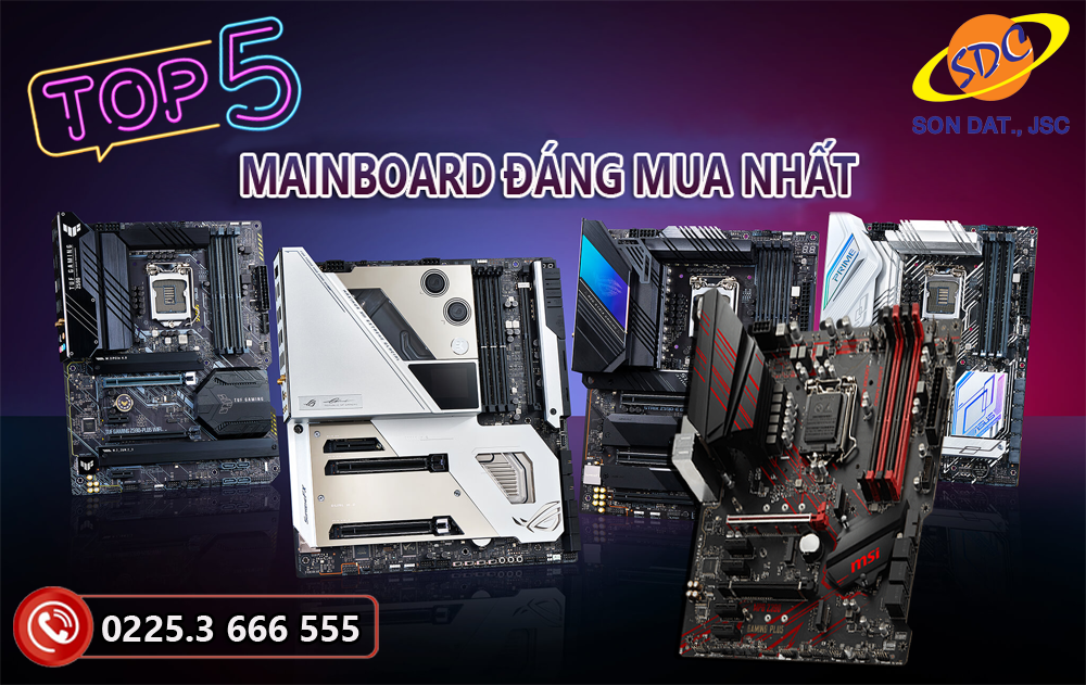 Top 5 Mainboard chất lượng, giá tốt, đáng mua nhất 2023