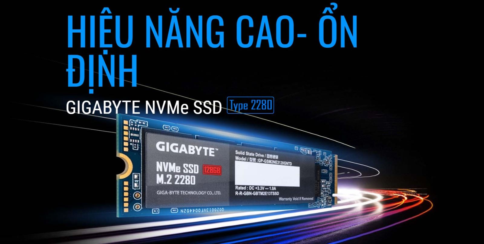 SSD M2 PCIe Gigabyte 256GB NVme cung cấp hiệu suất cho các tác vụ điện toán hàng ngày của bạn