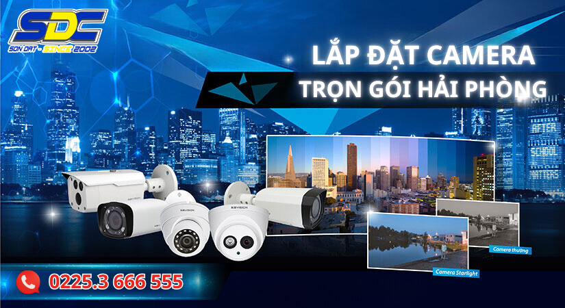 Ưu đãi lắp đặt camera trọn gói Hải Phòng - Bảo vệ tối ưu, giá ưu đãi