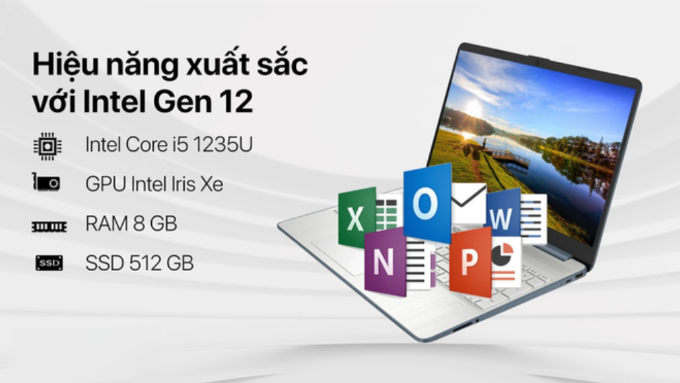 HP 15s-fq5161TU_7C0S2PA giúp bạn thực hiện mọi tác vụ công việc mà không lo gặp phải hiện tượng giật lag